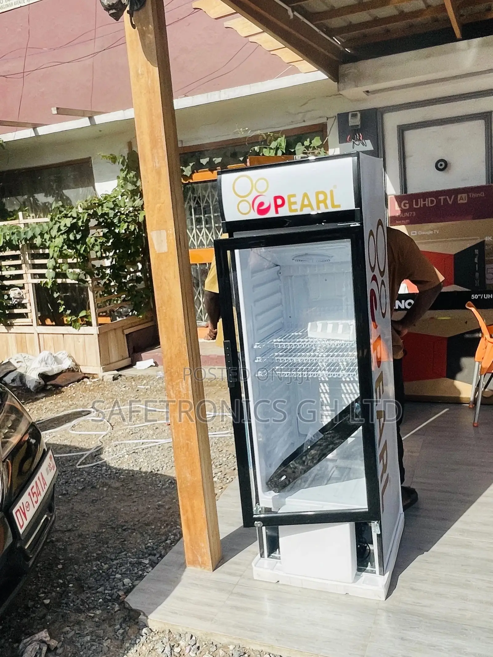 Electric Pearl Display Glass Singledoor PVC-316 Fridge