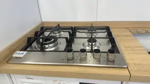 Price Cut Midea 4 Burner Gas Hob Stainless Steel Cooker