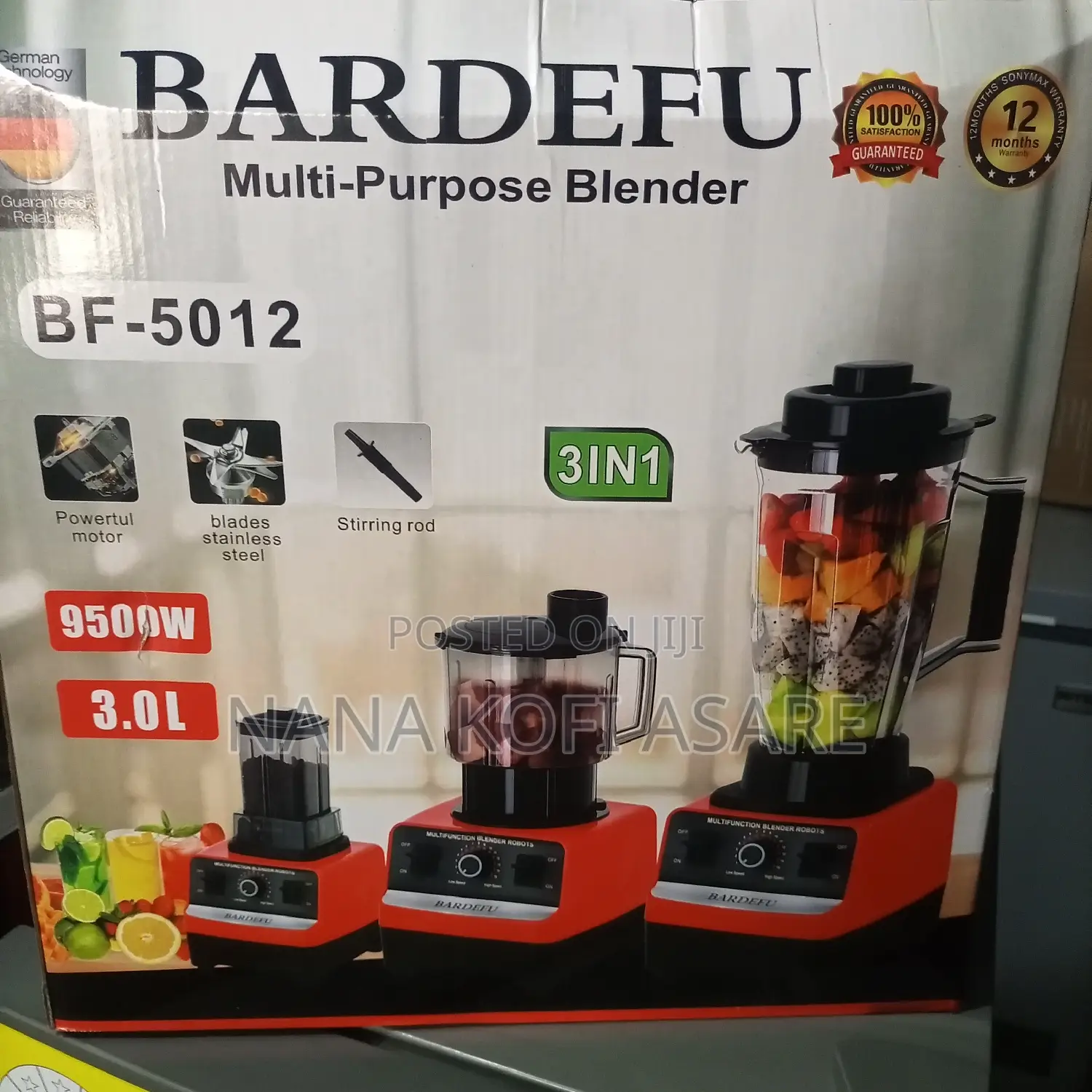 Barde Fu 3 Litres 3/1 BLENDER