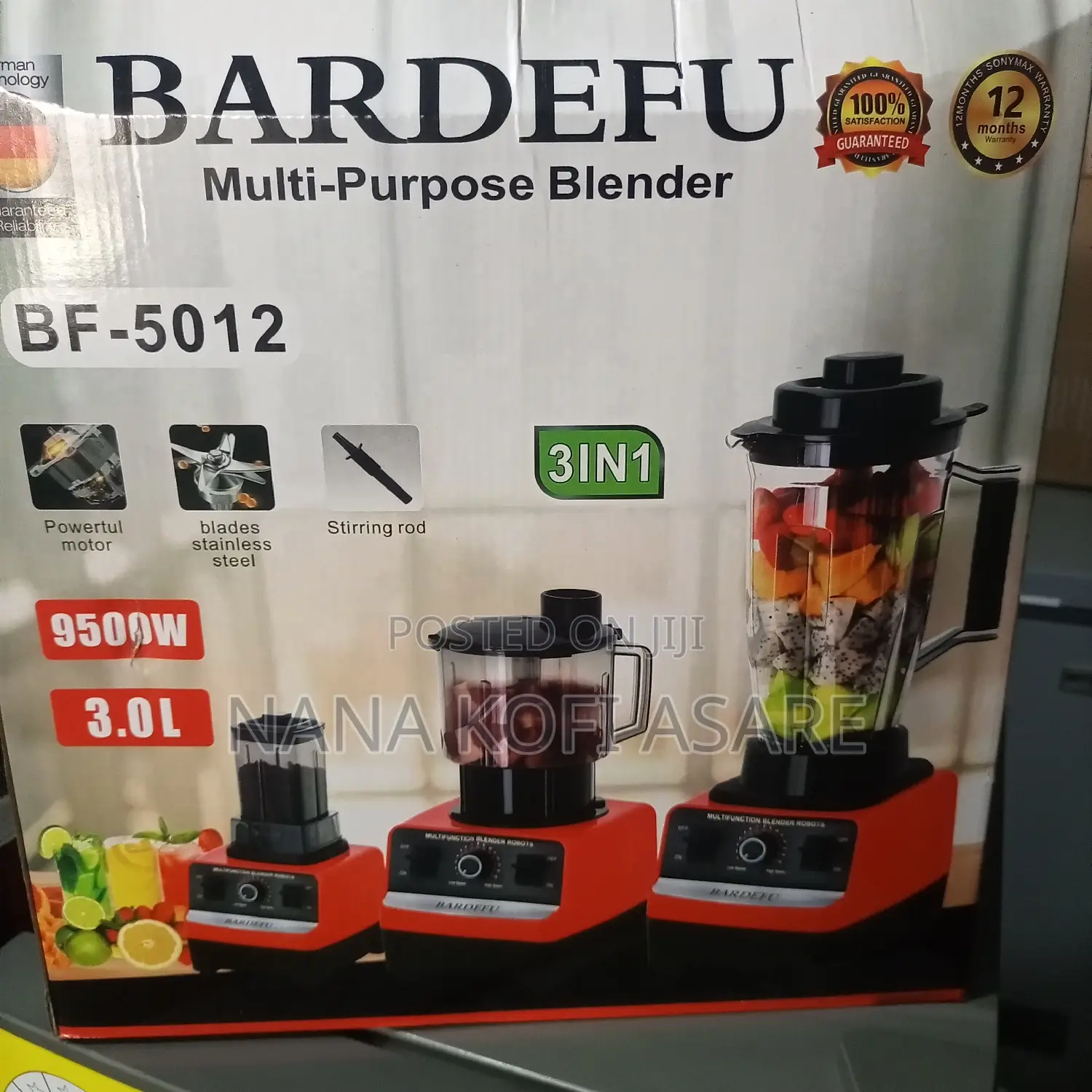 Barde Fu 3 Litres 3/1 BLENDER