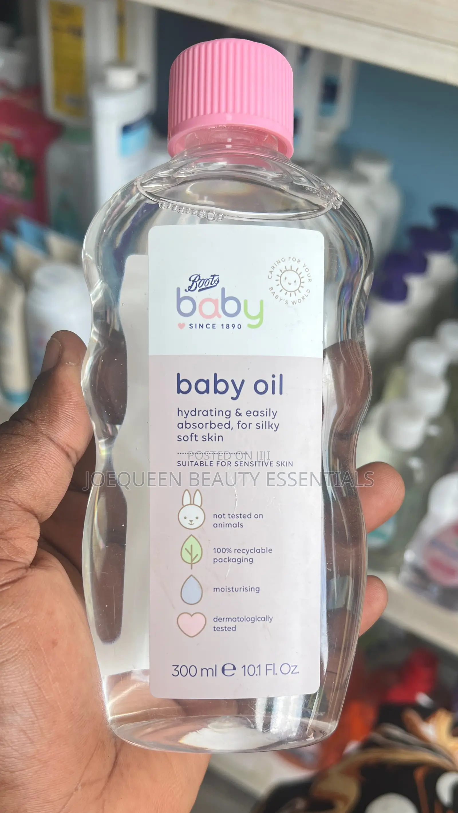 Boots Baby Oil