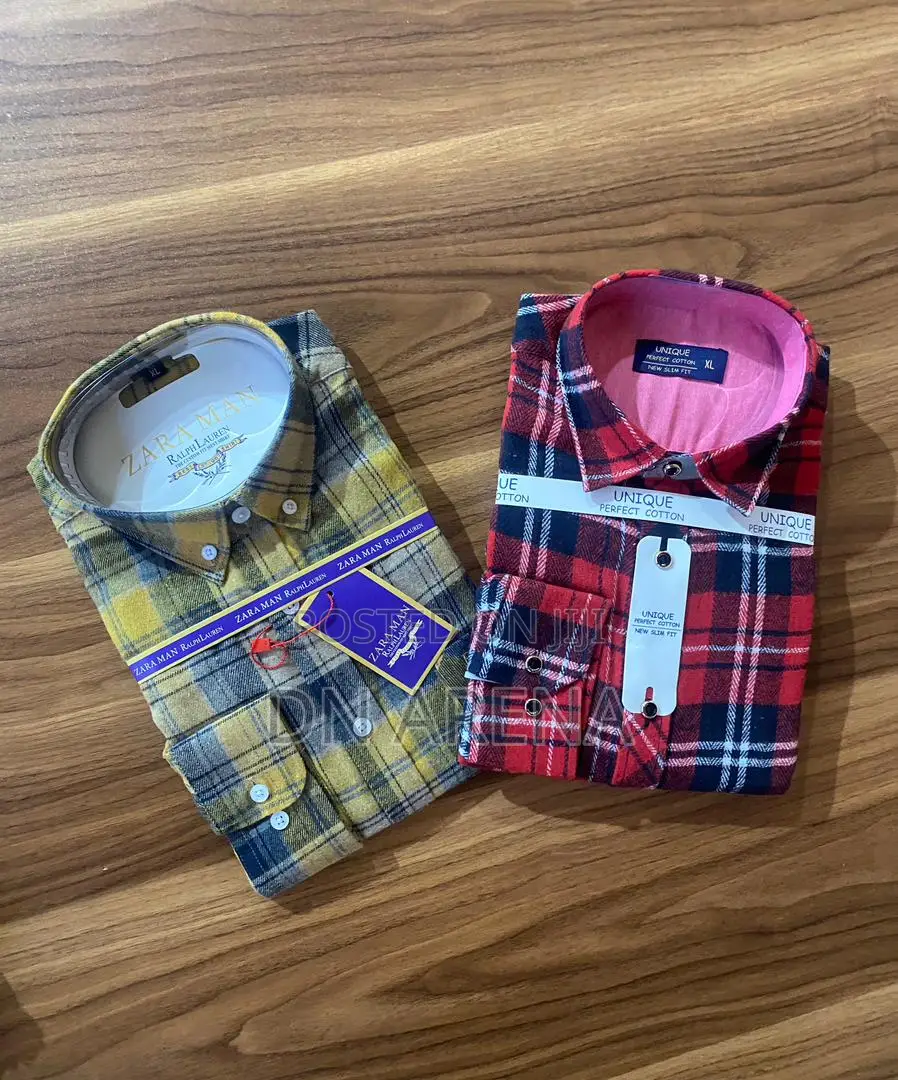 Gentleman Plaid Shirt Available. Size Ranges From, M L XL