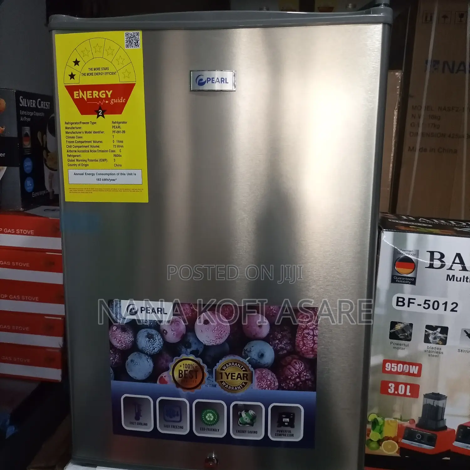 Pearl 72 Litres Bed Side Refrigerator