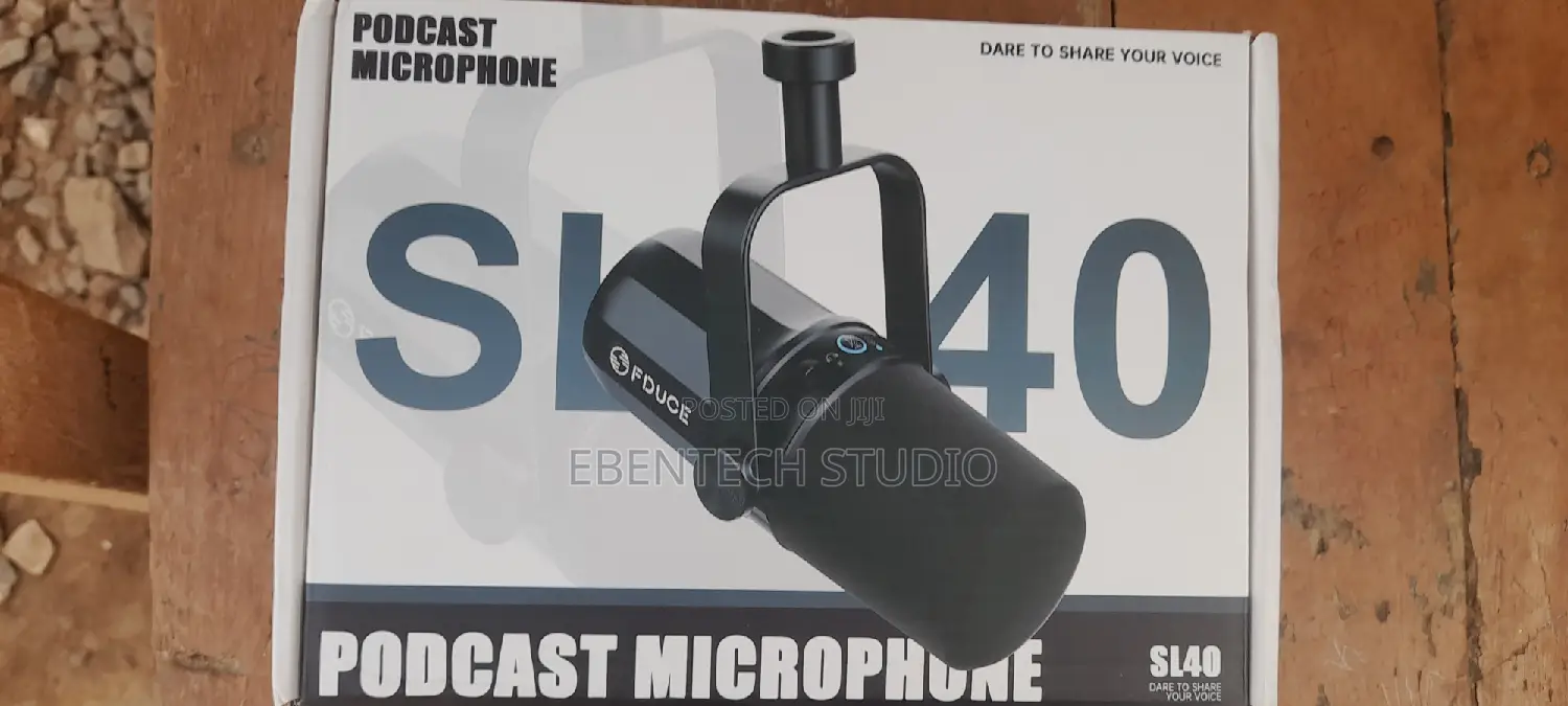 FDUCE Podcast and Studio Microphone