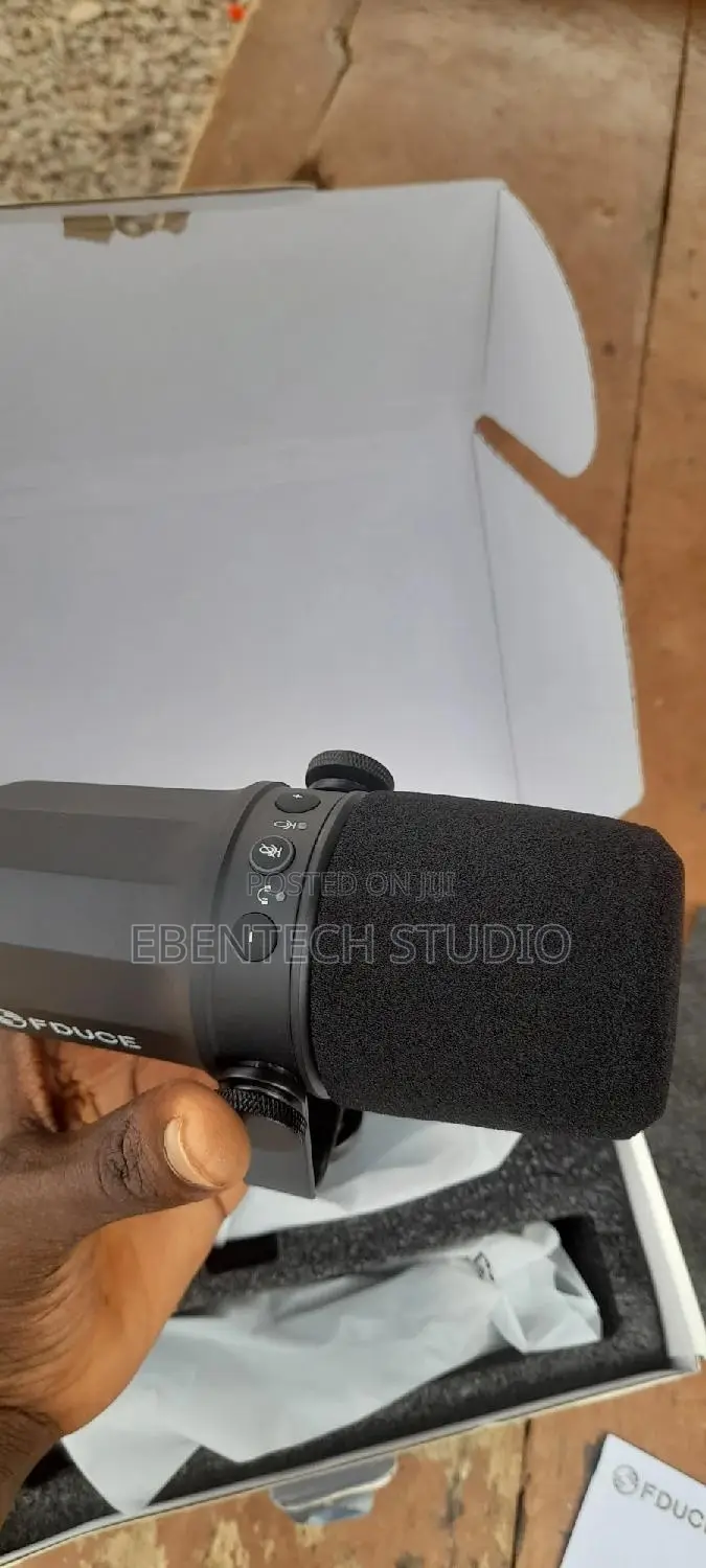 FDUCE Podcast and Studio Microphone
