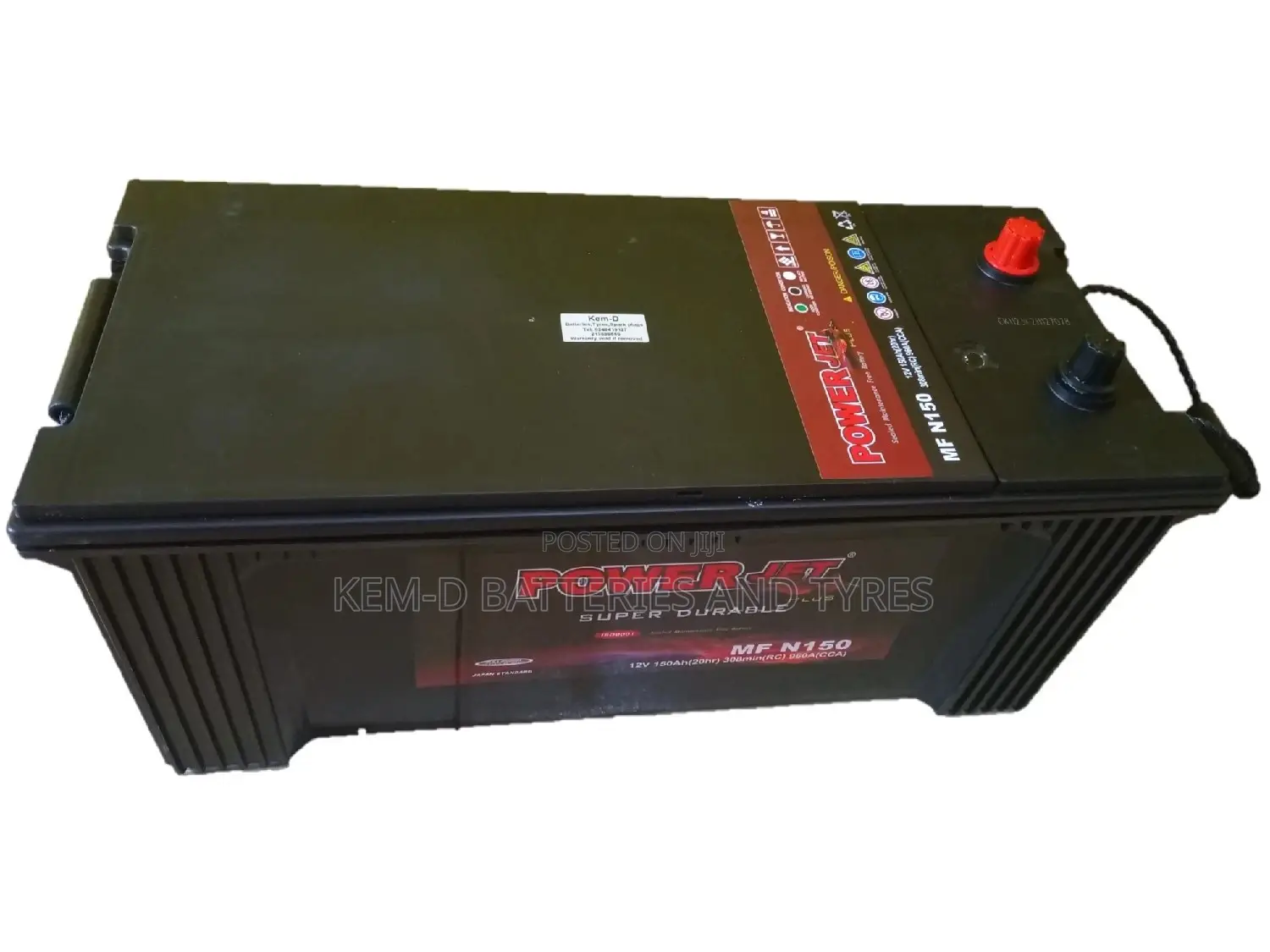 21 Plates Powerjet Battery 120ah
