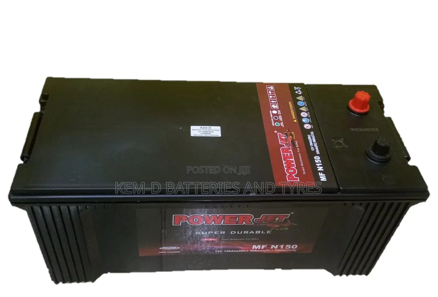 21 Plates Powerjet Battery 120ah