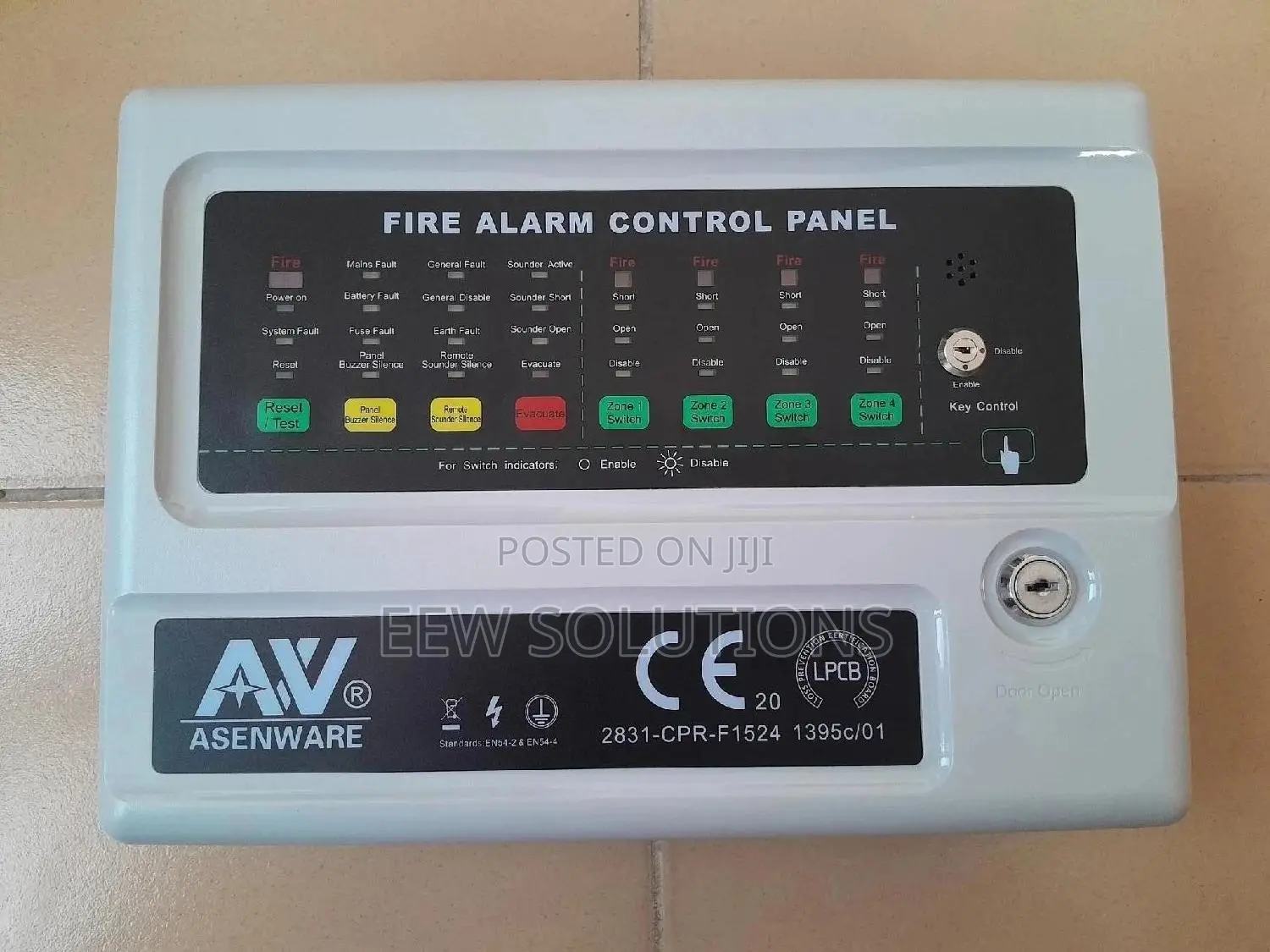 2 Zone Conventional Fire Alarm Panel