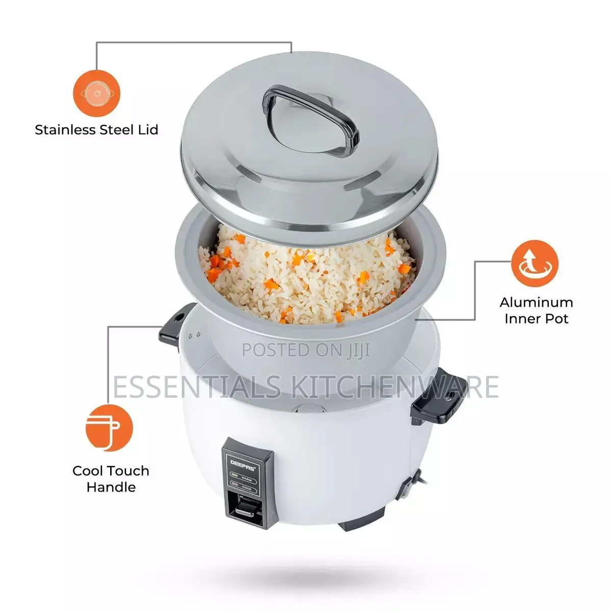 8l Geepas Commercial Rice Cooker