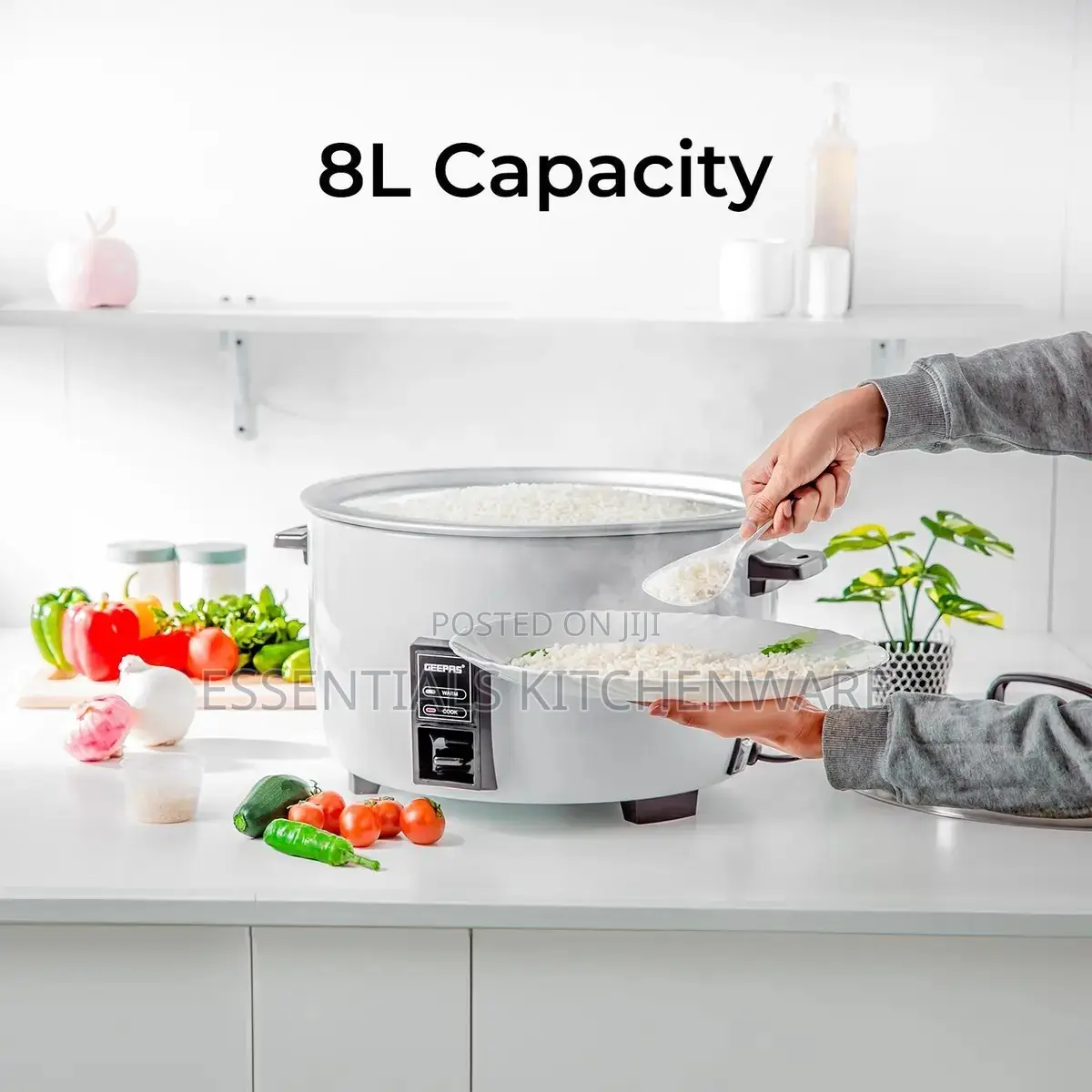 8l Geepas Commercial Rice Cooker