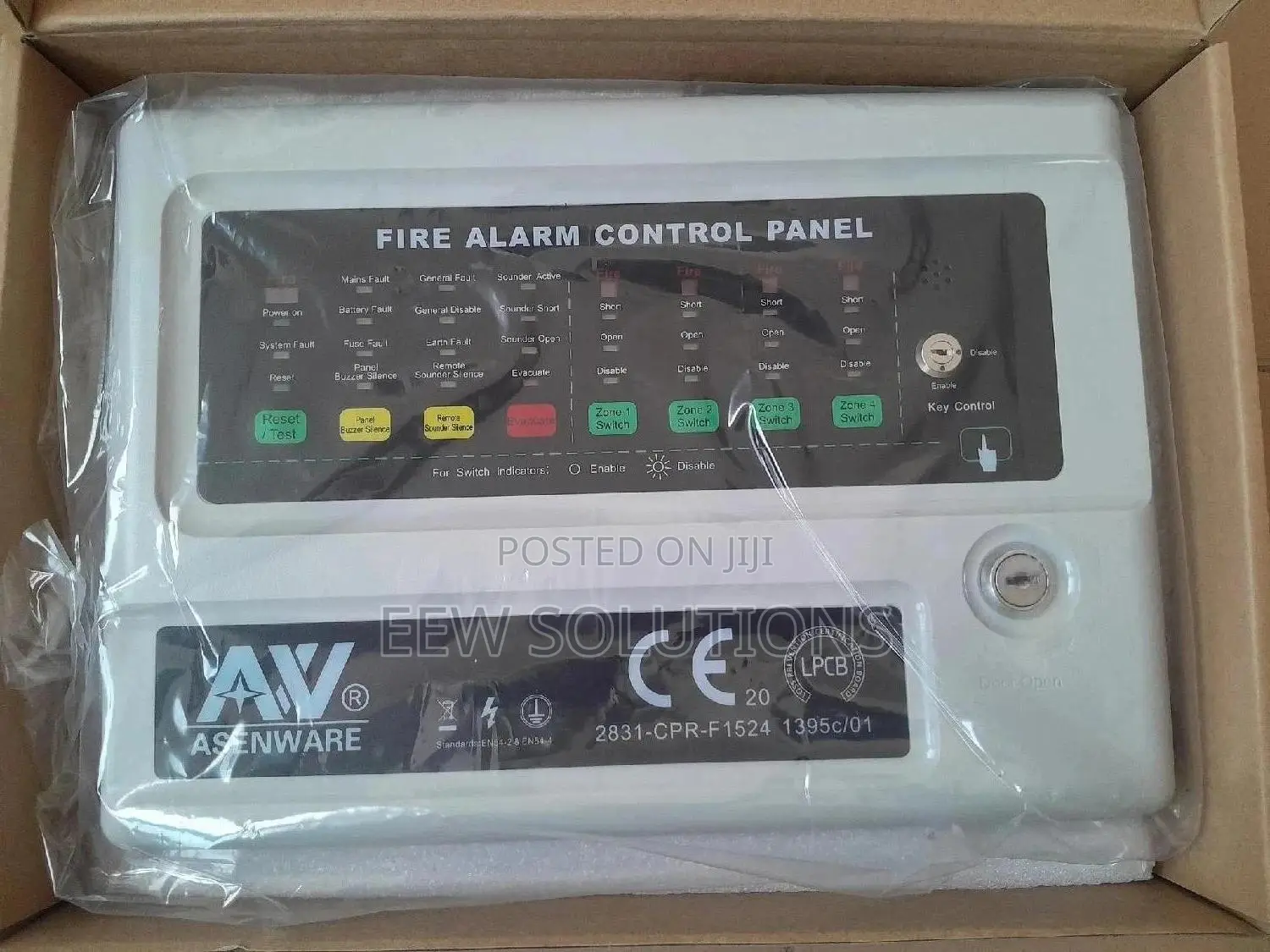 4 Zone Conventional Fire Alarm Panel in Accra Metropolitan - Security ...