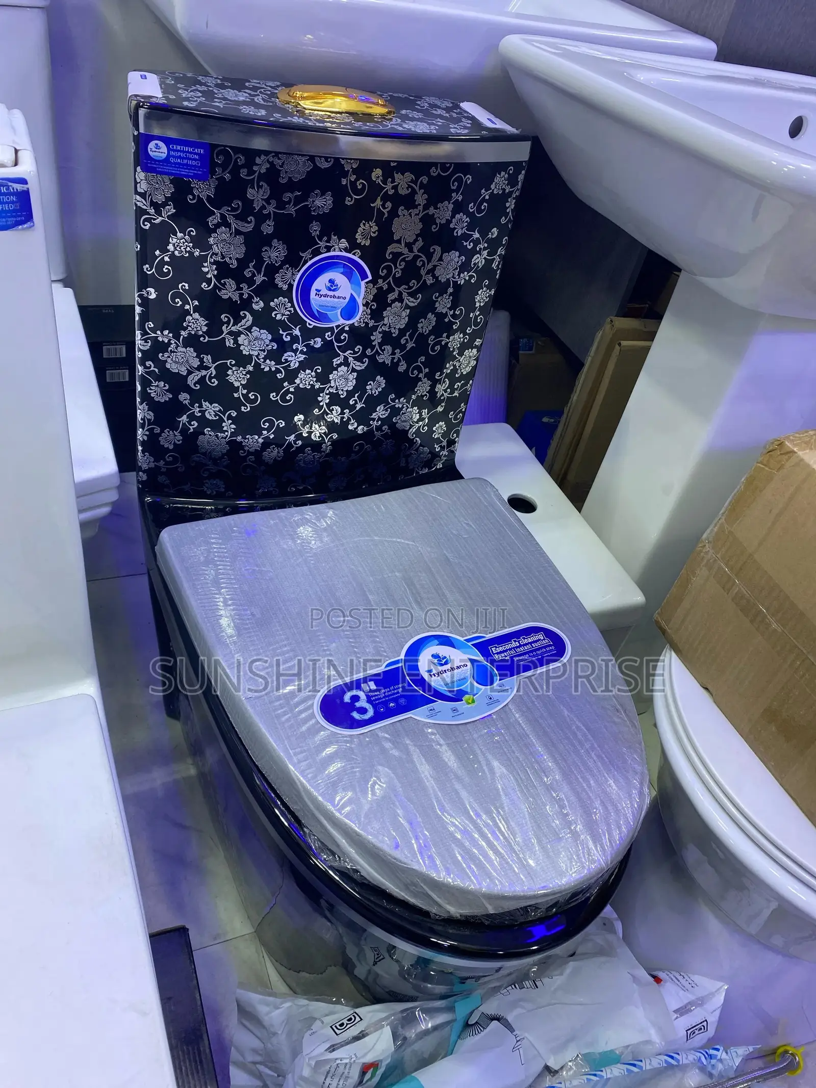 Black Luxury Water Closet