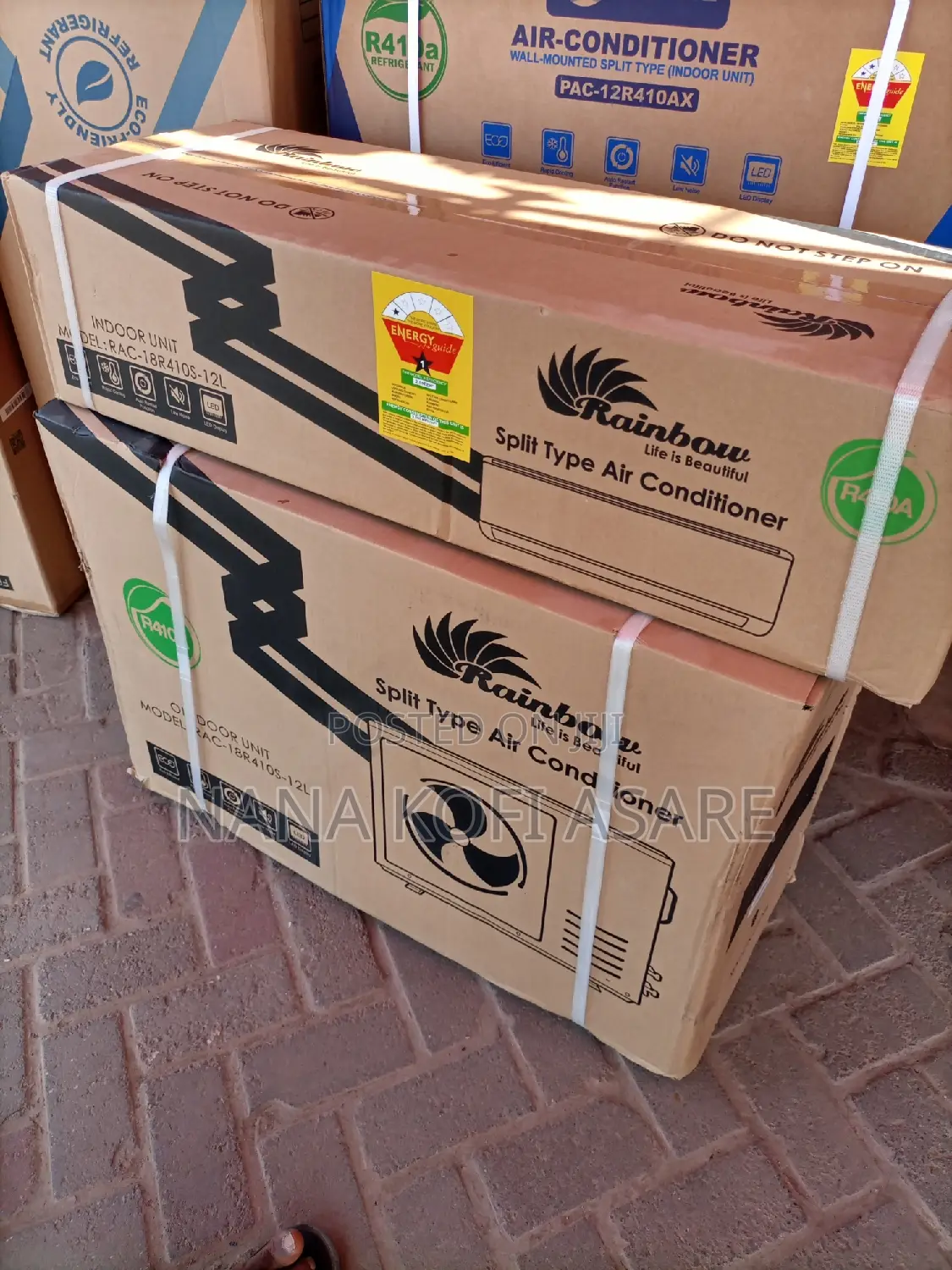 Rainbow 1.5hp Split Type Ac R410 Gas
