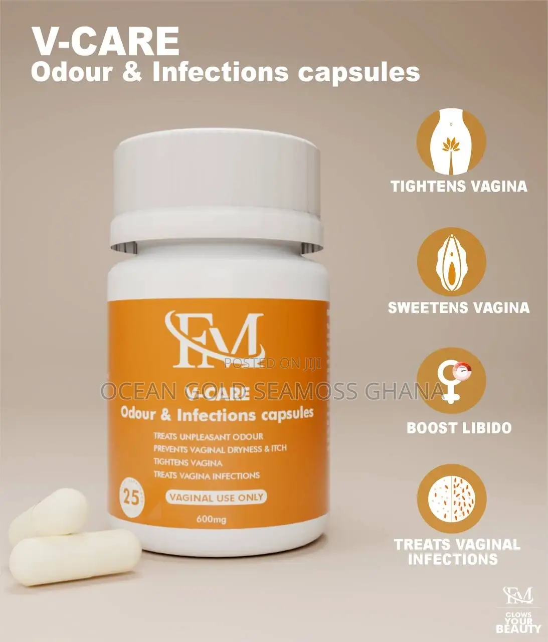 V-Care(Odour Yeast Infection Capsules
