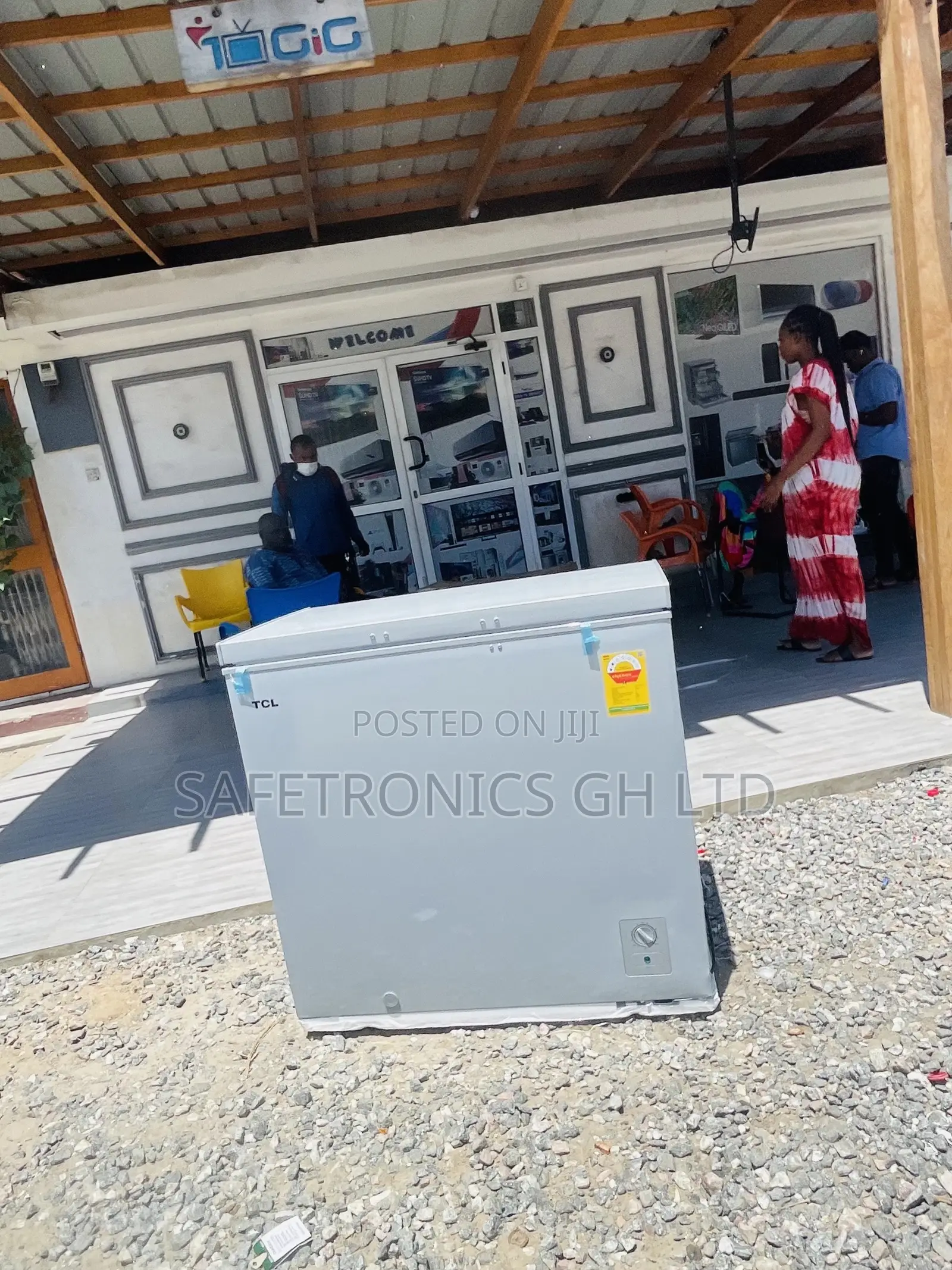 Sealed Singledoor TCL 208 Electric Gray Chestfreezer
