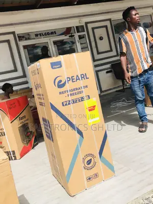 Available Pearl Topfreezer PF-172T Doubledoor Fridge Gray