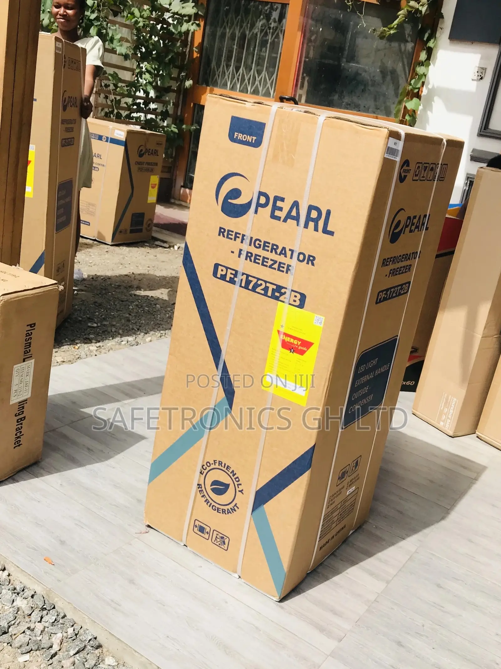 Gray Topfreezer Pf-172t Electric Pearl Doubledoor Fridge