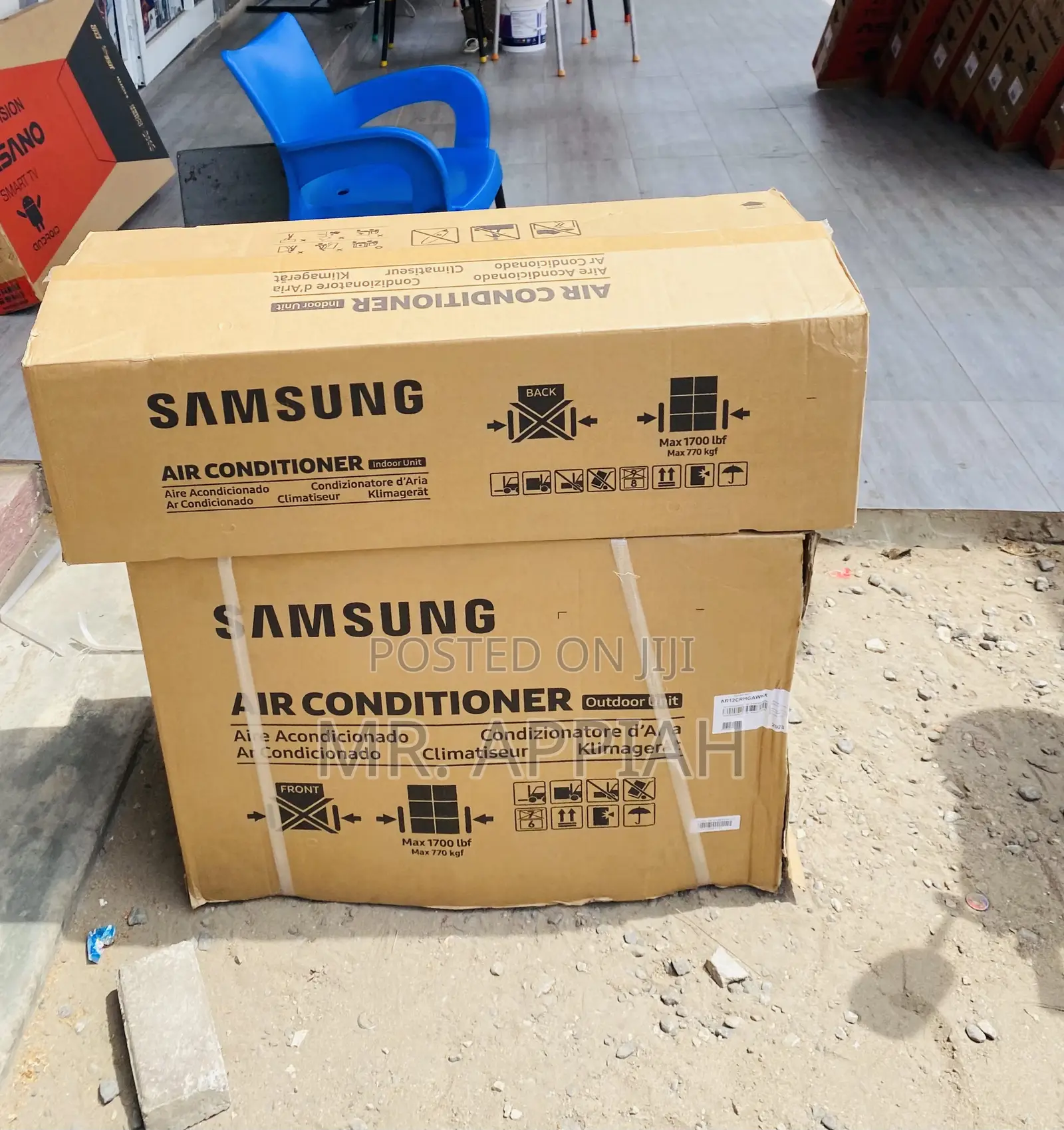 Sleek Samsung 1.5hp Split Type Air Conditioner(White).
