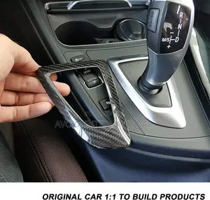 RYANSTA RACING Carbon Fiber Gear Shift Knob Panel Frame Trim