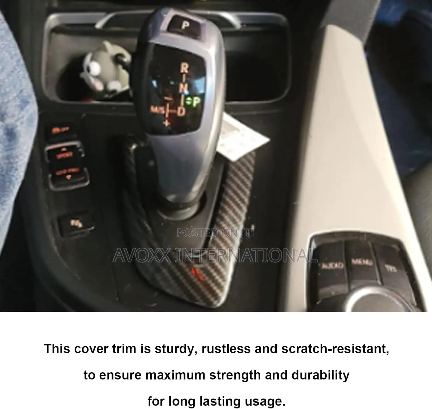 RYANSTA RACING Carbon Fiber Gear Shift Knob Panel Frame Trim