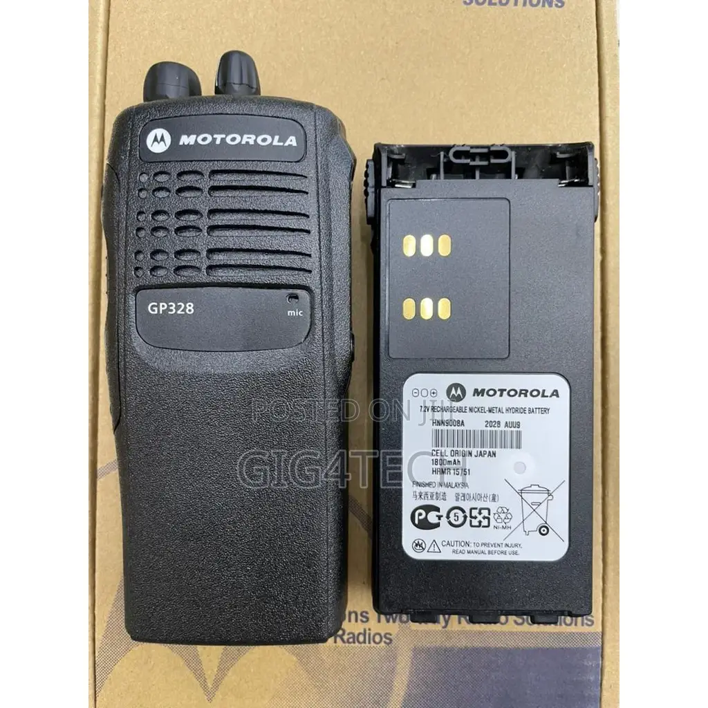 Motorola Gp328 Two Way Radio Walkie Talkie