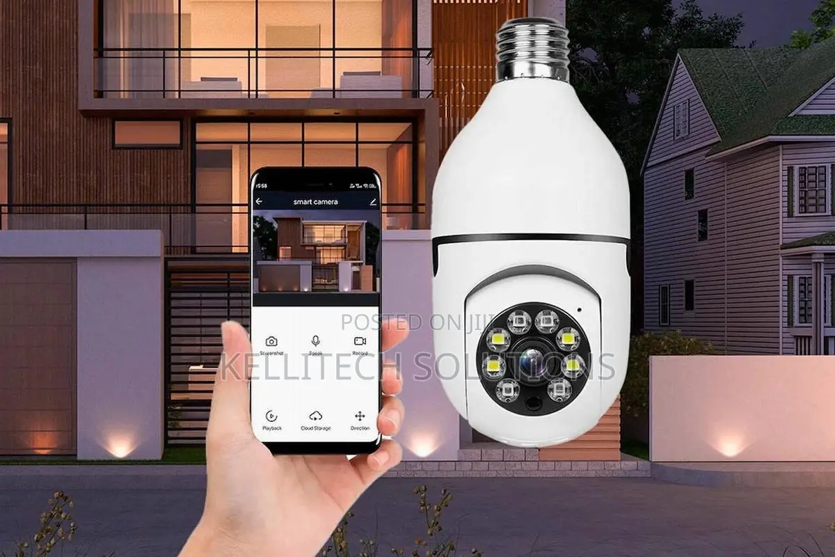 360 Degree Wifi CCTV Bulb Camera