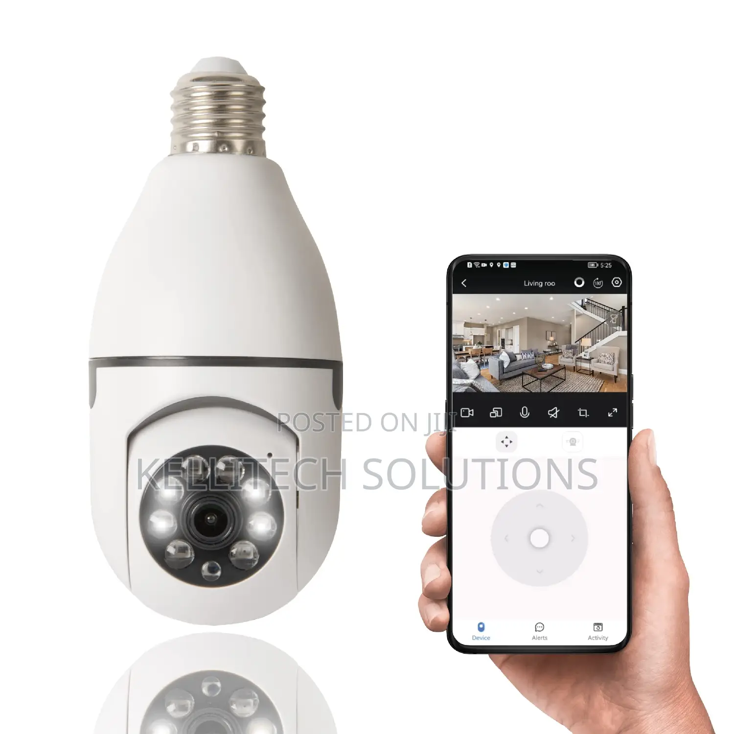 360 Degrees Full Colour Bulb Surveillance Camera