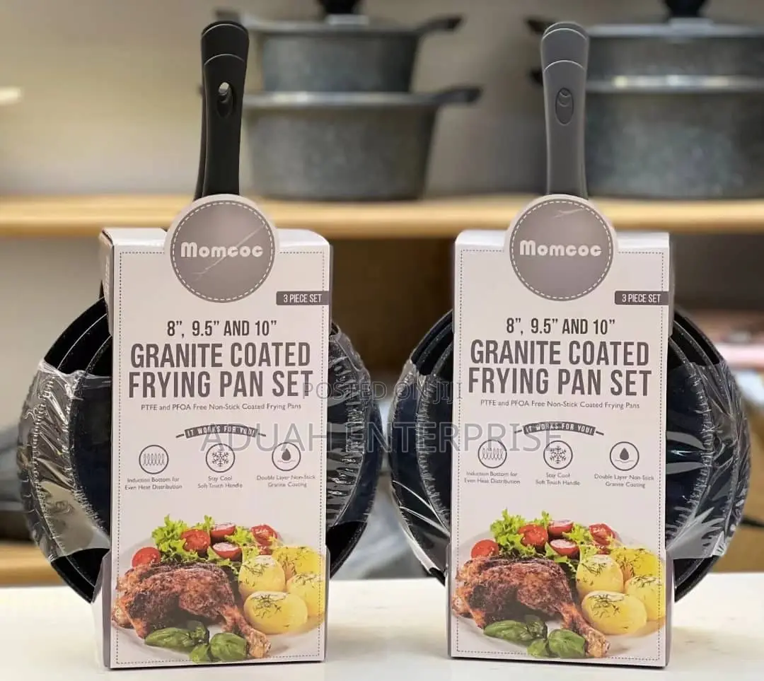 3 in 1 Granite Frying Pans
