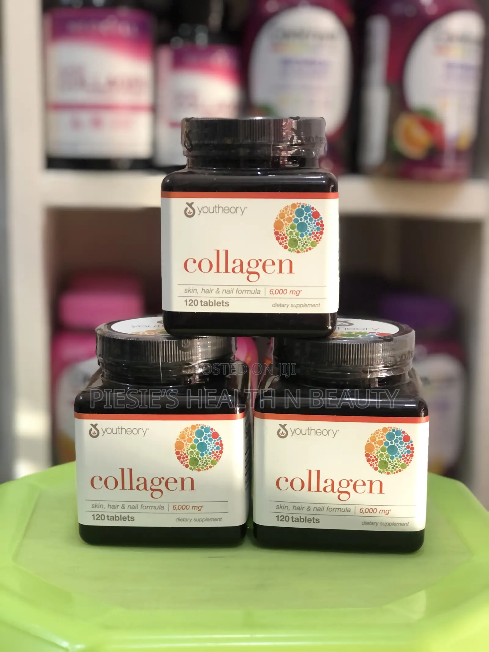 Youtheory Collagen With Vitamin C, Capsules, 120s