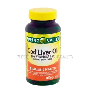 Cod Liver Oil With Vitamin a D3 100 Softgels