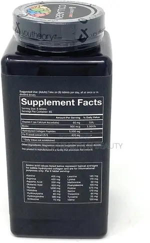 Youtheory Collagen for Men With Biotin, Vitamin C 390s
