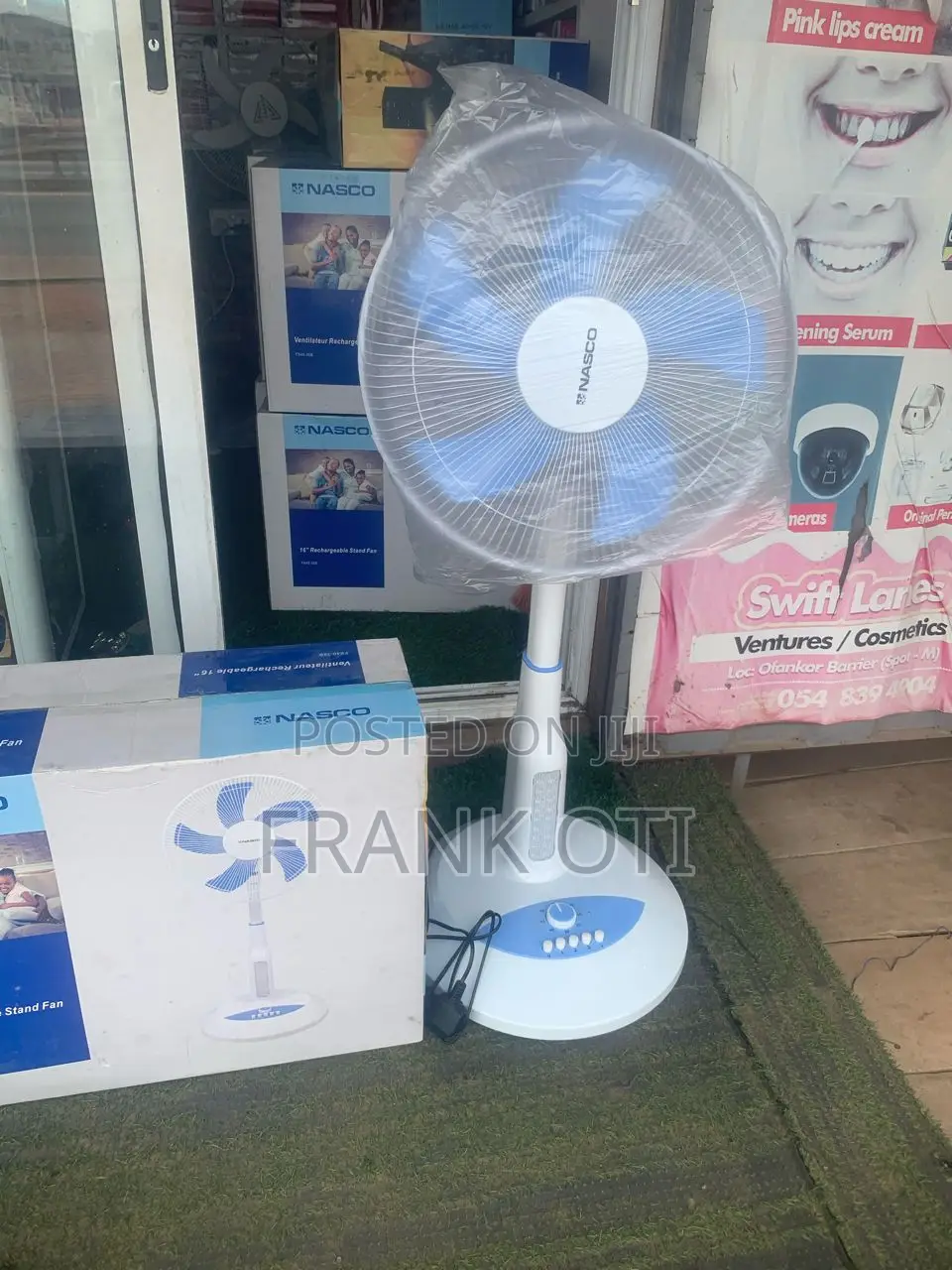 Original Nasco Rechargeable Battery Powered Fan Last 12 Hour in Accra Metropolitan Home
