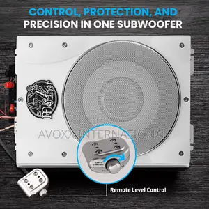 Lanzar Marine Subwoofer-8" Waterproof Amplified Bass Speaker
