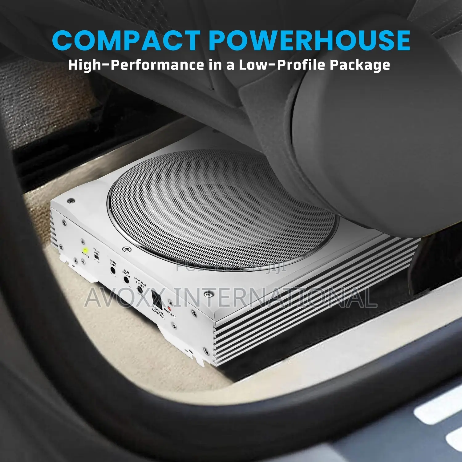 Lanzar Marine Subwoofer-8" Waterproof Amplified Bass Speaker