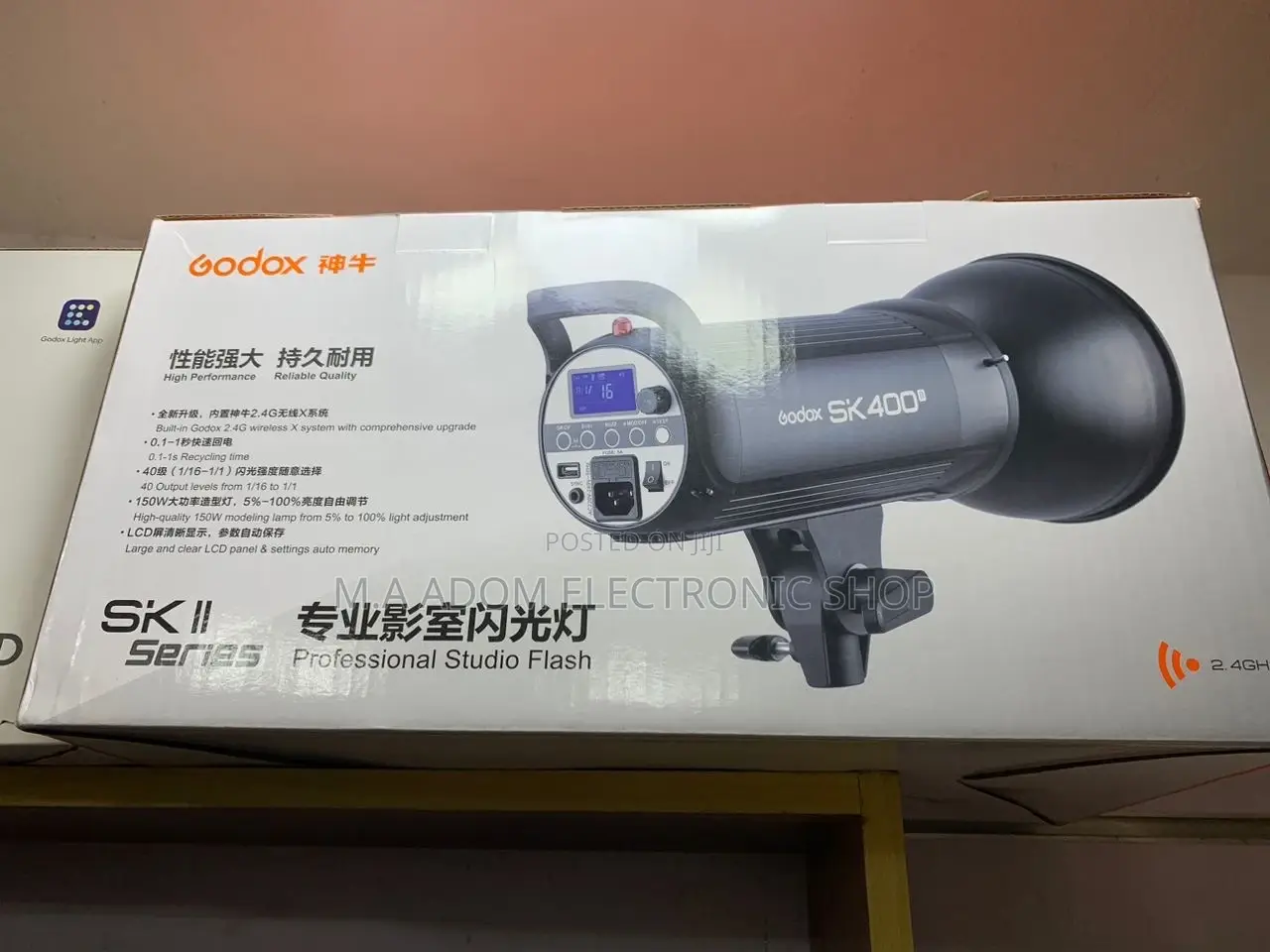 Energy Sufficient Godox Sk 400 Studio Flash Led Light.