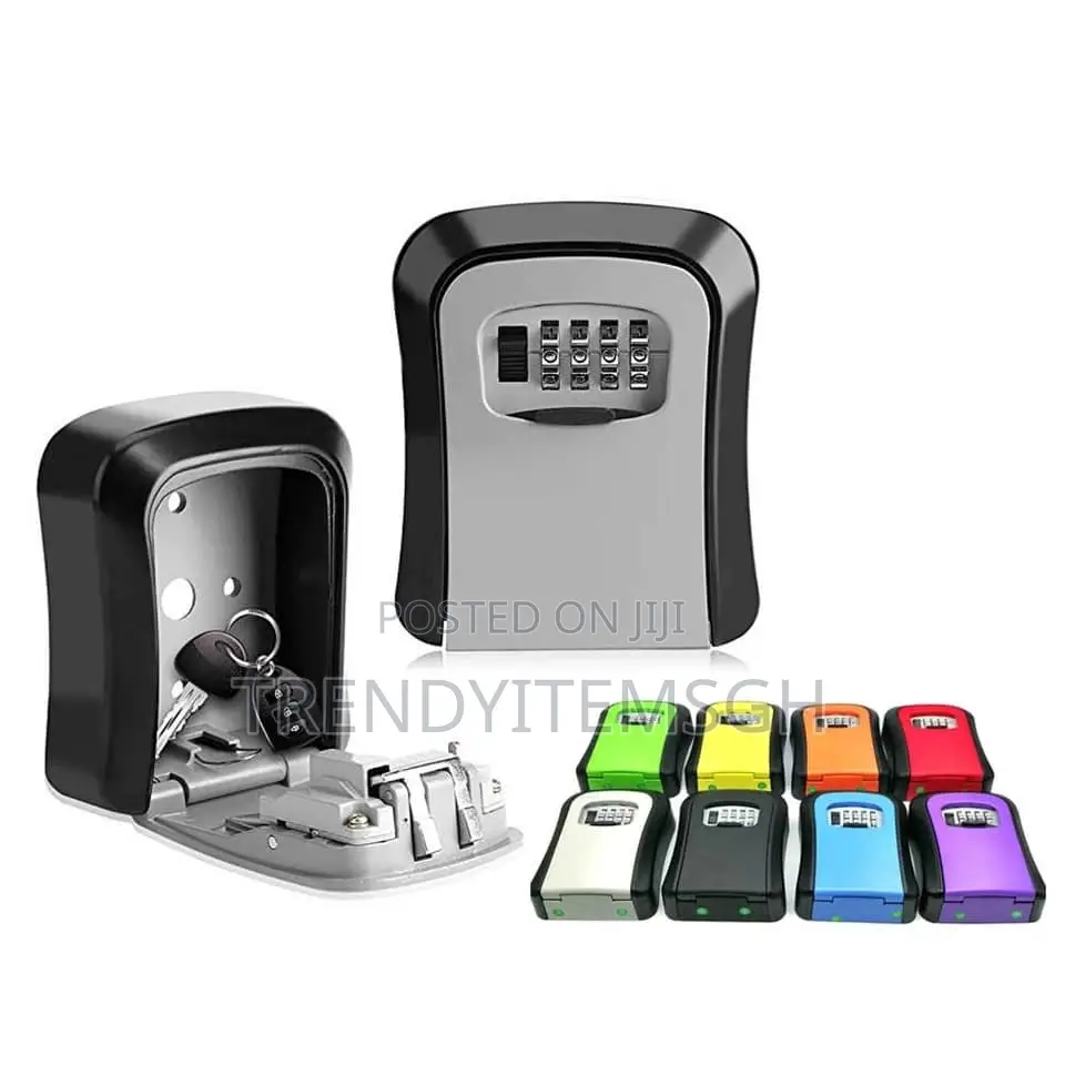 New Wall Mount Key Lock Box 4 Digit Password Security Lock