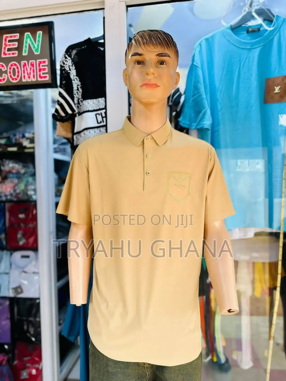 Classic Plain Brown Original Men's Quality Clothes for Sale