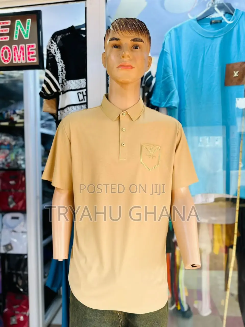 Classic Plain Brown Original Men's Quality Clothes for Sale