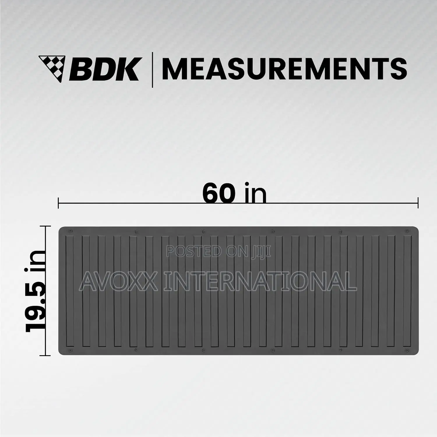 BDK-MT600 Heavy-Duty Utility Truck Bed Tailgate Mat,60"X19.5