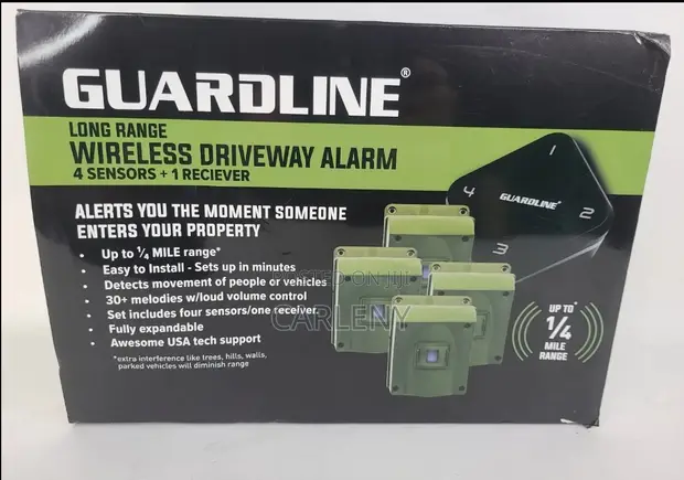 Guardline Long Range Wireless Driveway Motion Plus Sensors in