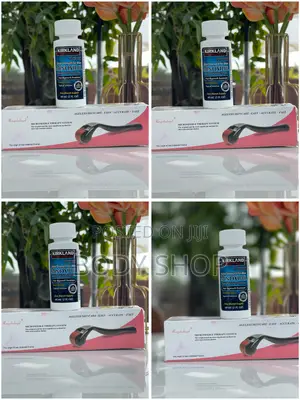 Hairline and Beard Growth Set / Kirkland Minoxidil + Roller