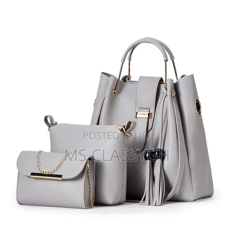3 In1 Large Casual Bags Leather Female Shoulder Bag Ladies B