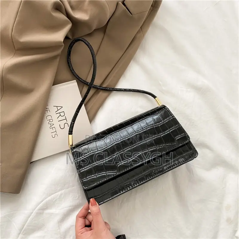 Crocodile Pattern Handbags Fashion Pu Leather Shoulder Bags