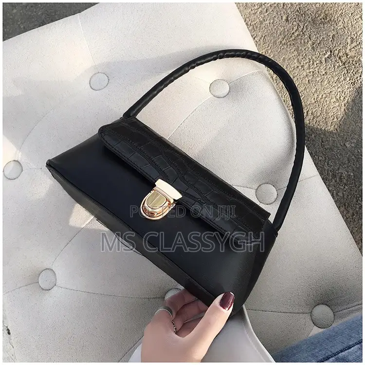 Casual Lady Underarm Handbag Stone Pattern Shoulder Bag Lady