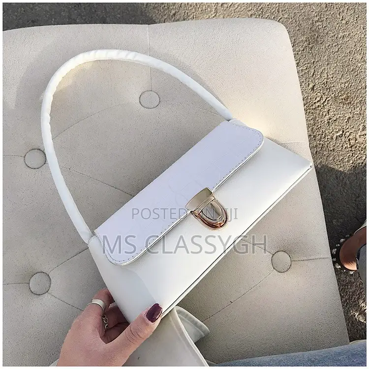 Casual Lady Underarm Handbag Stone Pattern Shoulder Bag Lady