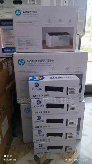 W1106A Laser 107a/107w/MFP 135a/ 135w/137fnw/137fwg; Black