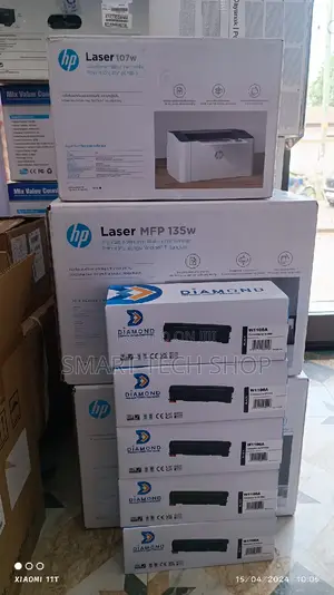 W1106A Laser 107a/107w/MFP 135a/ 135w/137fnw/137fwg; Black