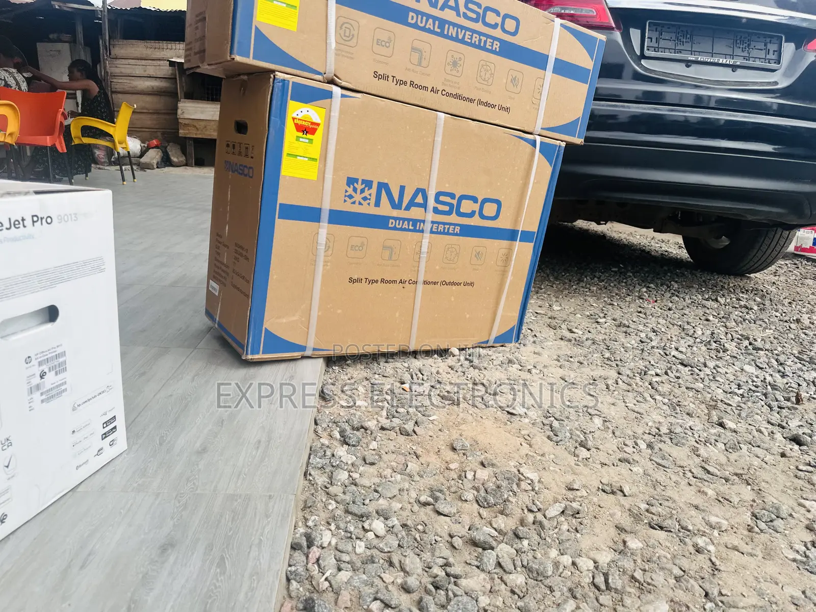 Unique Sleek White Nasco 2.0hp Dual Inverter Air Conditioner