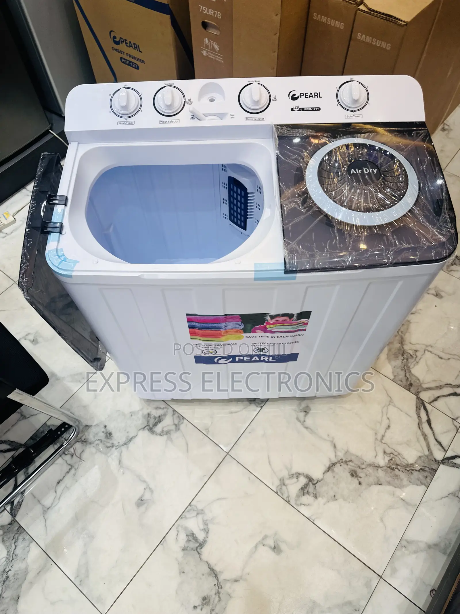 Transparent Lid Cover Washing Machine 7kg Topload
