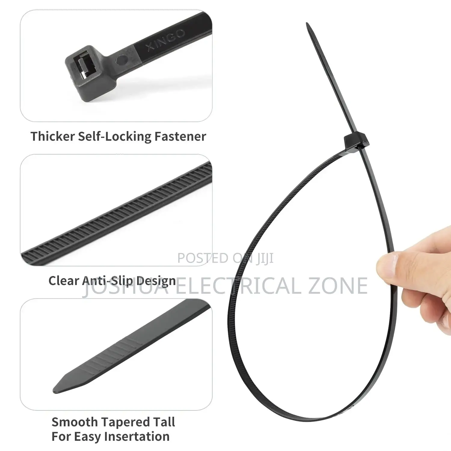 Cables Ties Nylon 3×100mm to 8×500mm Available